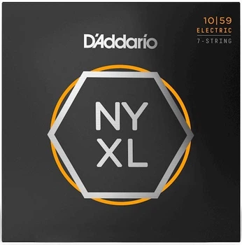 Струны для 7-струнной электрогитары D'Addario NYXL1059 REGULAR LIGHT 7-STRING (10-59)
