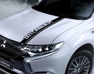 Наклейка смуги на капот ARB 3D TUNING STUDIO Міцубіші Аутлендер B 1100х130х0.15мм