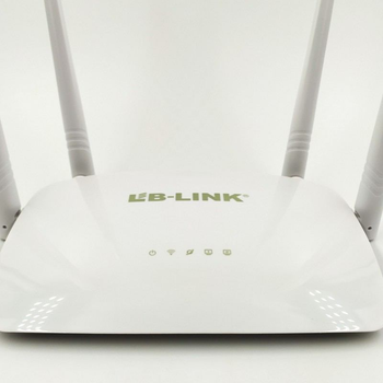 WiFi роутер LB-Link BL-WR450H 2.4GHz 300 Mbps 4*5dBi посилені антени 2LAN+1WAN "B11"