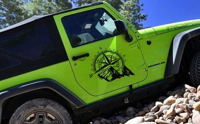 Наклейки полосы на авто ARB 3D TUNING STUDIO Компас 490х390х0.060мм=2штуки