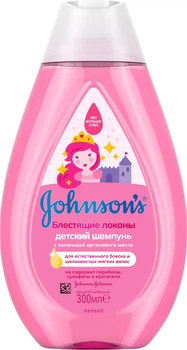 Дитячий шампунь Johnson's baby Блискучі локони 300 мл (3574669907293)