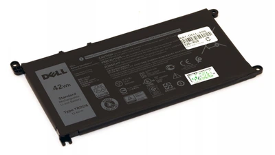 Батарея для ноутбука DELL Inspiron 5583 5584 5585 3584 3781 5485 3793 3593 3582 3581 3780 5593 5590 5493 3505 3501 Vostro 5481 5581 3583 5590 5490 3500 Latitude 3190 3500 3400 / 11.4V 3500mAh (42Wh) BLACK ORIG (YRDD6) (BAT-DELL-106)