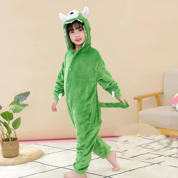 Піжама Кігурумі для хлопчиків Майк Вазовський Mike wazowski Kigurumi Зелений М 155-165 см. (1100/2)