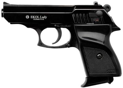 Стартовый шумовой пистолет Ekol Lady Black (9 mm)
