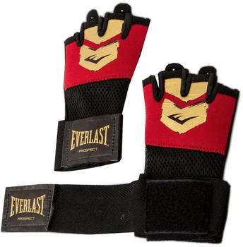Бинты-перчатки Everlast Prospect Quick Wraps (925400-70-4) Уни S/M Красные (009283619497)