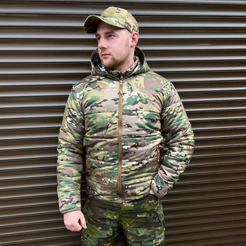 Демисезонная мужская Куртка с капюшоном на подкладке Omni-Heat мультикам размер M