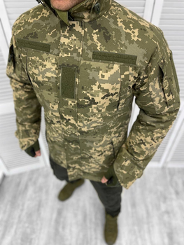 Зимний мужской Бушлат Накидка + Бомбер пиксель / Куртка с подкладкой размер XL