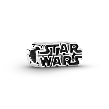Срібна намистина Пандора з 3D логотипом "Star Wars" 799246C01