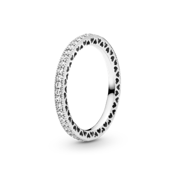 Серебряное кольцо 190963CZ. 50-60