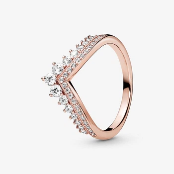 Серебряное кольцо "Желание принцессы" 187736CZ. 50-60