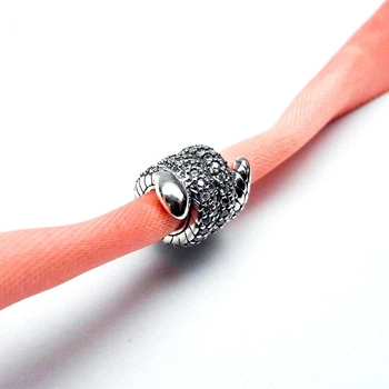 Серебряный шарм Пандора «Завернутая змея» 799099C01.