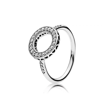 Серебряное кольцо Pandora 191039CZ. 48