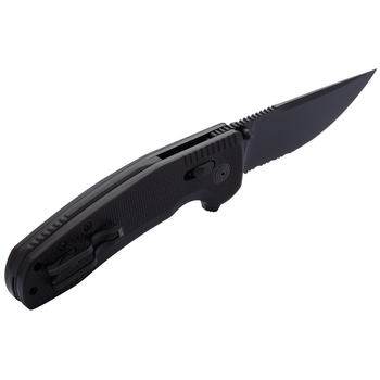 Нож складной SOG TAC XR, Black/Partially Serrated (SOG 12-38-03-41)