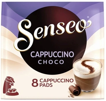 Шоколад Senseo Cappuccino Choco, 8 шт. Philips Senseo 62 мм