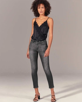 Джинсы Super Skinny Ankle Abercrombie & Fitch AF7791W W27L31 Серый