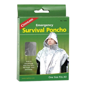 Пончо Coghlans Emergency Survival Poncho (1053-CHL.1390)