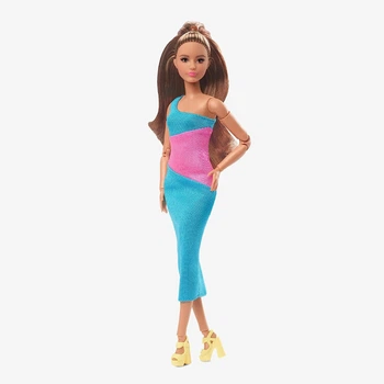 Колекційна лялька Барбі з русявим волоссям Barbie Looks Doll with Brown Hair