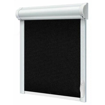 Рулонна штора термо (blackout) Wenster BO Silver 305 40х160 см закритого типу П-подібна Чорний (а37220137)
