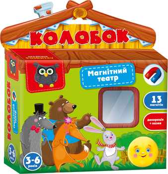 Гра настільна Vladi Toys Магнітний театр Колобок (VT3206-30)