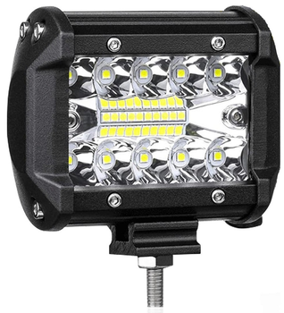 Светодиодная дополнительная фара ближнего света (балка) 60W 20LED 10 см