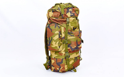 Рюкзак тактический рейдовый каркасный SILVER KNIGHT V-65л camouflage TY-065