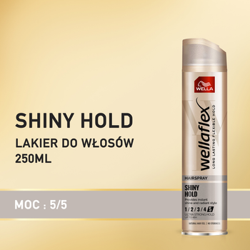 Lakier do włosów Wella Wellaflex Shine & Hold 250 ml (4056800640065)