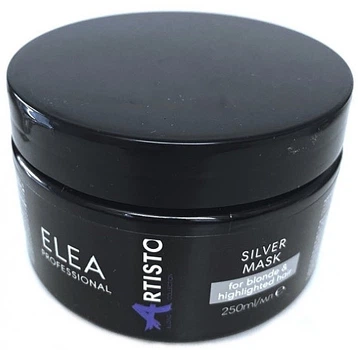 Маска для нейтрализации желтых оттенков на светлых волосах - Elea Professional Artisto Silver Mask 250ml (1193216-186789)