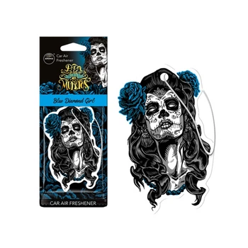 Ароматизатор Aroma Car Cellulose Dia De Los Muertos - Blue Diamond Girl сухой (83116Blue)