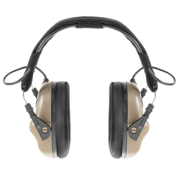 Навушники тактичні Earmor M31, активні, NRR 22, колір – Олива, активні навушники військові