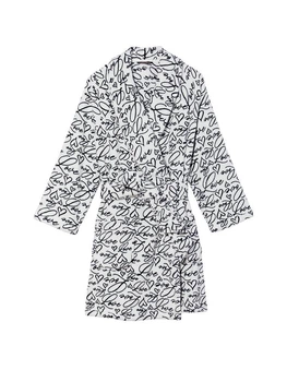 Халат Victoria's Secret Short Cozy Robe M/L білий