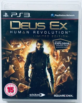 Deus Ex Human Revolution Limited Edition, Б/У, английская версия - диск для PlayStation 3