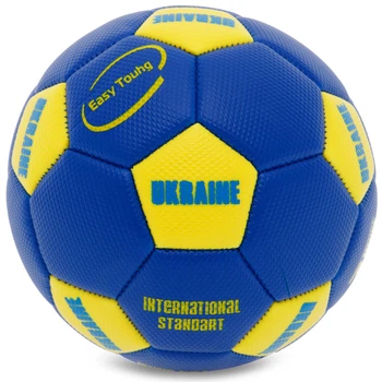 М'яч футбольний UKRAINE International Standart FB-9310 №2 PU синій