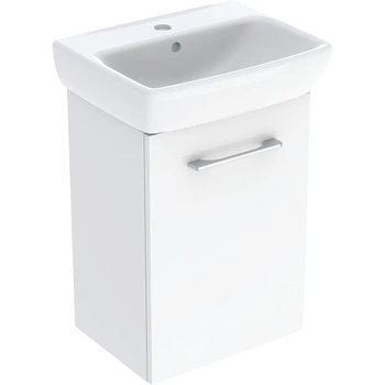 Тумба с умывальником GEBERIT Selnova Square 45x64.9x35см подвесная белая 502.746.00.1