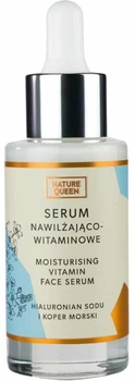 Nawilżające serum do twarzy Nature Queen z witaminami 30 ml (5902610971648)