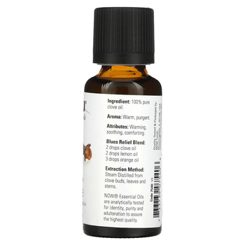 Эфирное масло NOW Essential Oils Clove, 30 мл