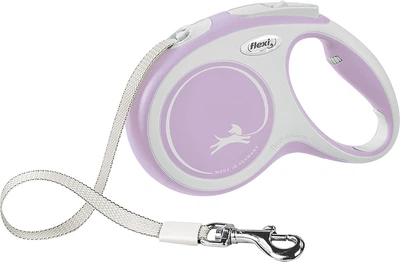Smycz taśmowa Flexi New Comfort M 5 m Liliowa (600.7813)
