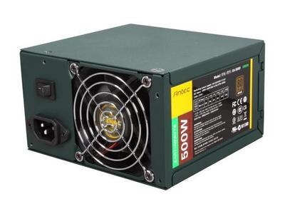 Блок питания ANTEC EARTHWATTS EA-500D, 80 PLUS BRONZE на 500W ATX Б/У