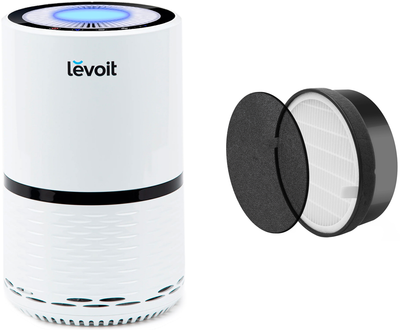 Очиститель воздуха LEVOIT Air Purifier LV-H132XR White (HEAPAPLVNEU0021) + Фильтр для Levoit Air Cleaner Filter LV-H132 True HEPA 3-Stage (HEACAFLVNEU0024) (комплект)