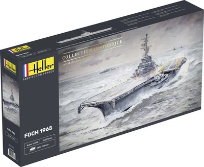 Сборная модель 1/400 авианосец Foch Heller 81071