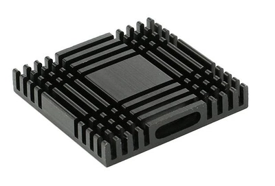Радиатор ENOKAY KG-370 алюминиевый 37х37х6мм для охлаждения чипов, хабов, других компонентов (Black)
