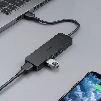 USB-хаб AUKEY USB 3.0 4-in-1 (5902666662507)