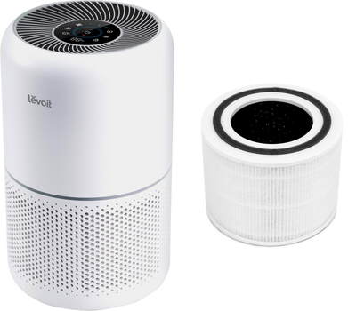 Очиститель воздуха LEVOIT Smart Air Purifier Core 300S Plus White (HEAPAPLVSEU0104) + Фильтр Levoit Air Cleaner Filter Core 300 True HEPA 3-Stage (Original Filter) (HEACAFLVNEU0028) (комплект)