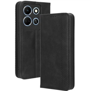 Чехол-книжка Deexe Retro Style для Infinix Note 30 - Black