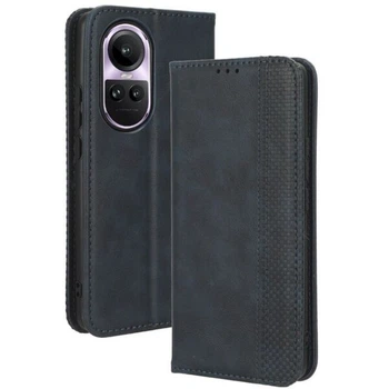 Чехол-книжка Deexe Retro Style для OPPO Reno 10 / 10 Pro - Blue