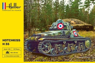 Сборная модель танка Hotchkiss H 35 Heller 81132 1:35