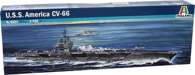 Сборная модель 1/720 корабль U.S.S. America Italeri 5521