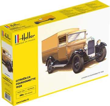 Сборная модель 1/24 автомобиль Citroen C4 Fourgonnette 1928 Heller 80703