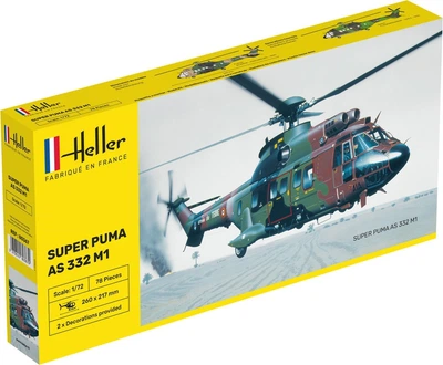 Збірна модель 1/72 вертоліт AS 332 M1 Super Puma Heller 80367