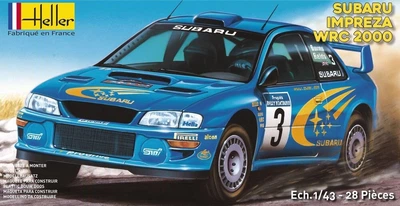 Сборная модель 1/43 автомобиля Subaru Impreza WRC '00 Heller 80194