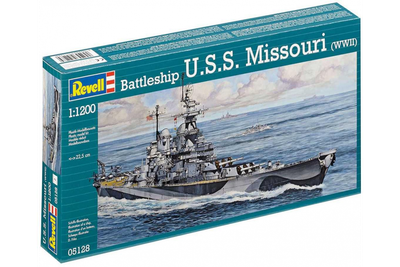 Сборная модель 1/1120 корабль Battleship U.S.S. Missouri (WWII) Revell 05128